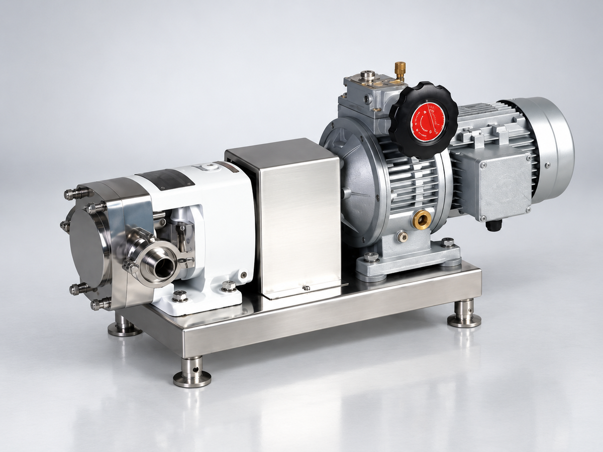 Horizontal Sanitary Lobe Pump